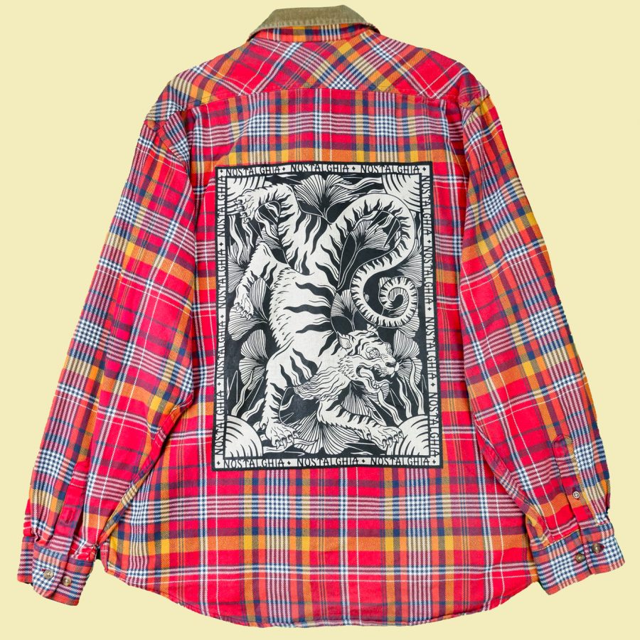 Camicia quadri rossa L/XL