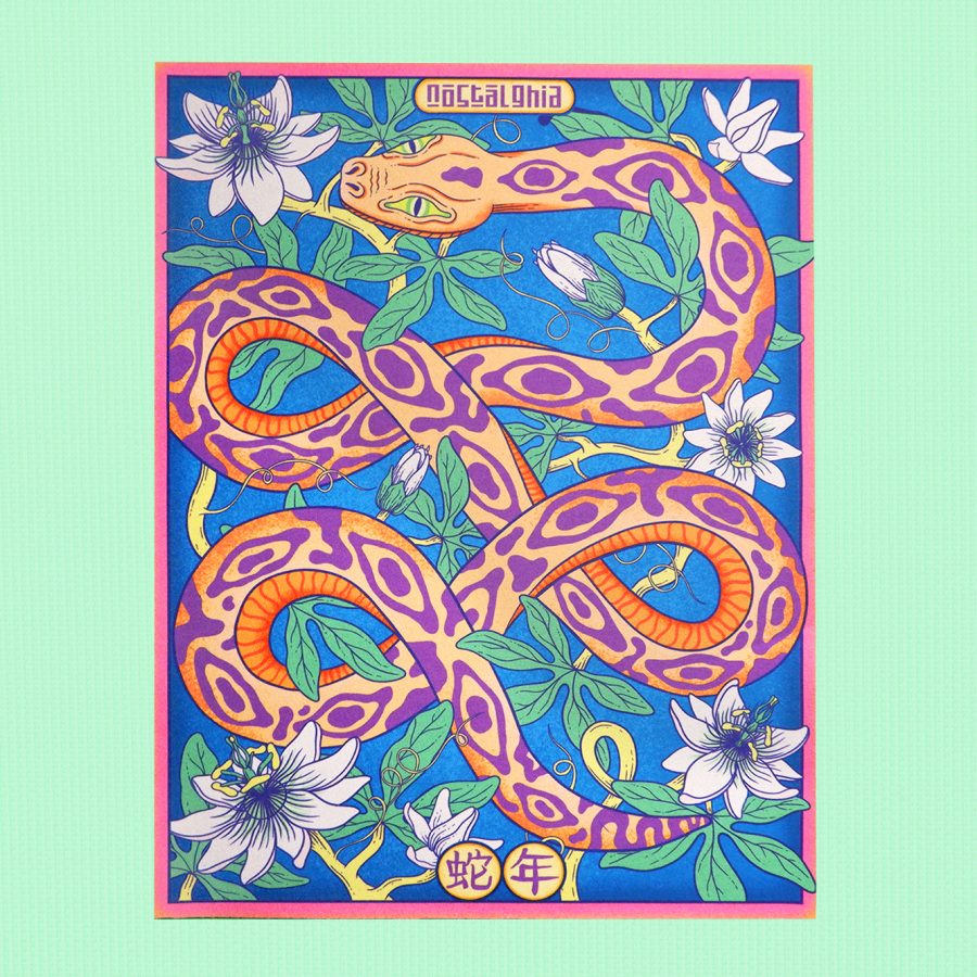 Patch Snake - Pink
